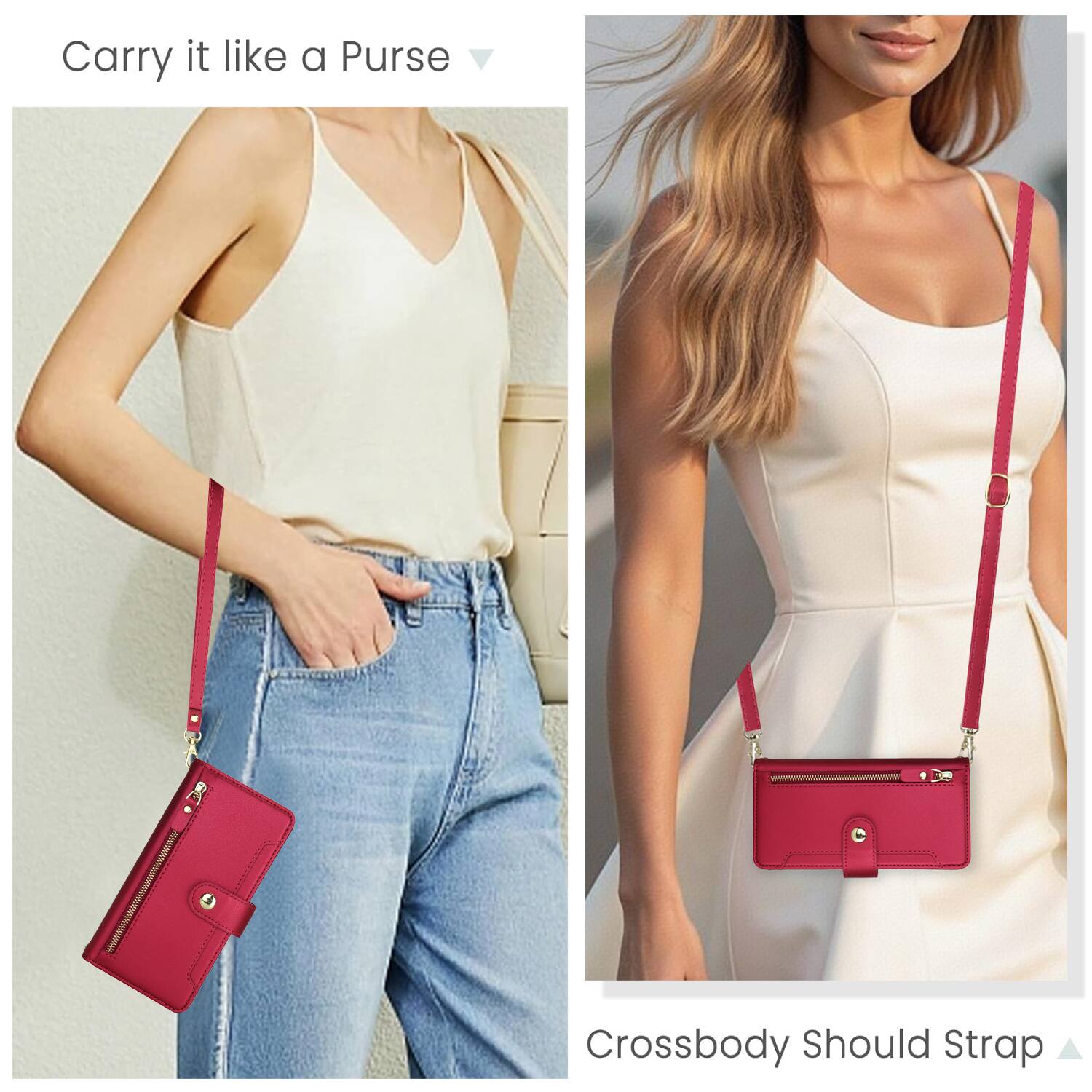 Carry it like a Purse  
Crossbody Should Strap