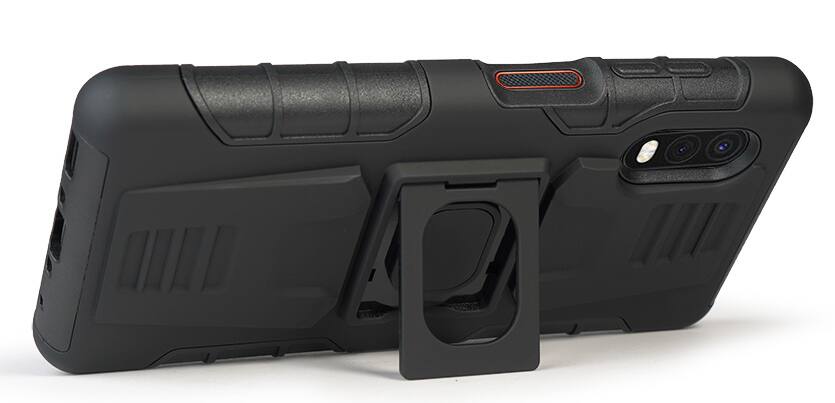 Alt View 4. Nakedcellphone - Case for Samsung Galaxy XCover Pro Phone (2020) - Black.