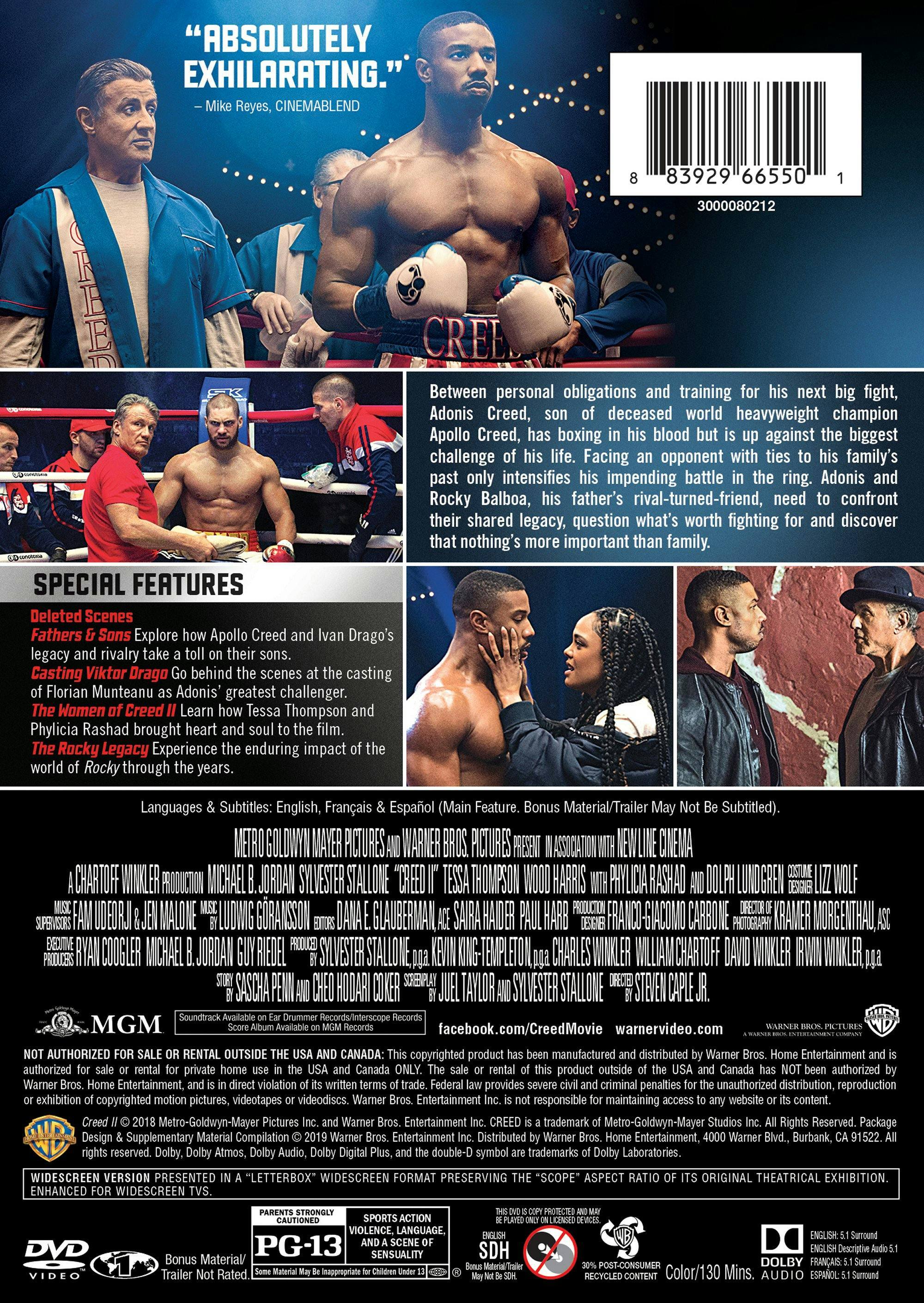 Angle. Creed II (Special Edition) [DVD].