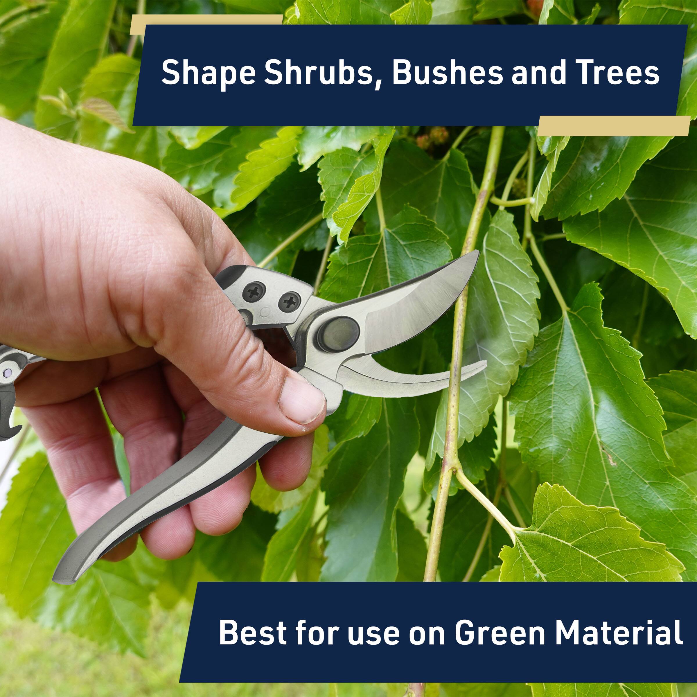 Shape Shrubs, Bushes and Trees  
Best for use on Green Material