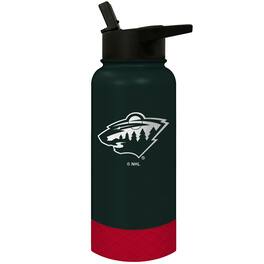Great American Products - Minnesota Wild 32oz. Logo Thirst Hydration Water Bottle - Multicolor