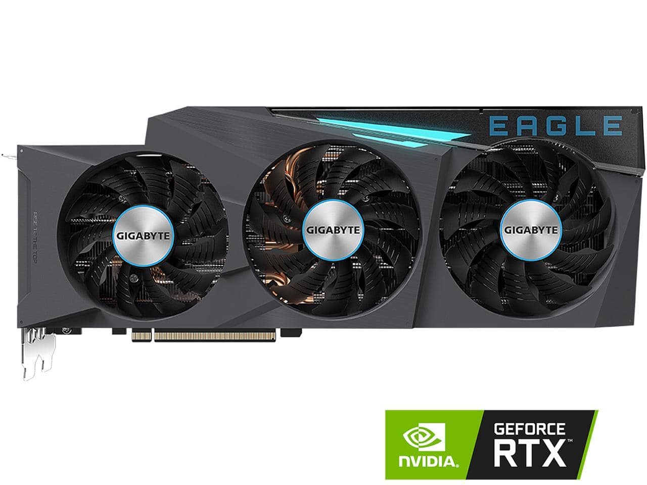 GIGABYTE - Eagle GeForce RTX 3080 Ti 12GB GDDR6X PCI Express 4.0 ATX Graphics Card GV-N308TEAGLE OC-12GD