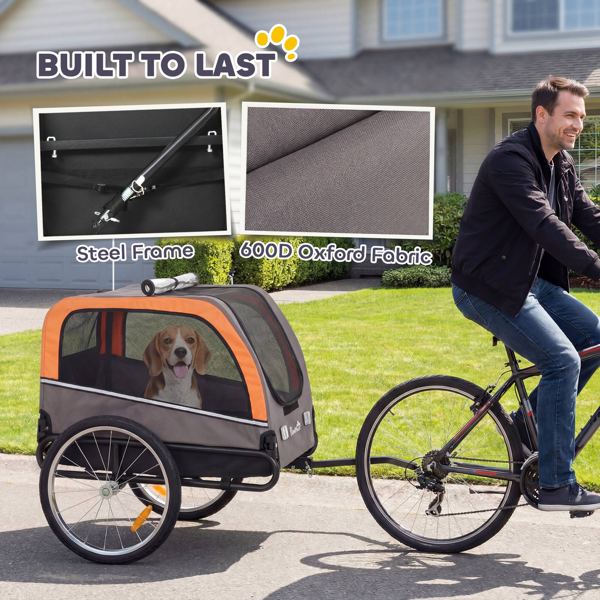 BUILT TO LAST  
Steel Frame  
600D Oxford Fabric