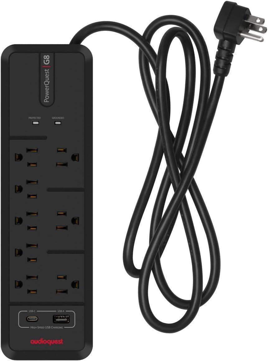 G8 PowerQuest PROTECTED GROUNDED  
USB-C UA HIGH-SPEED USB CHARGING  
audioquest