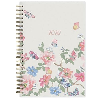 Blue Sky - 2026 Fly By 5" x 8" Weekly & Monthly Planner, Plastic Cover - Multicolored