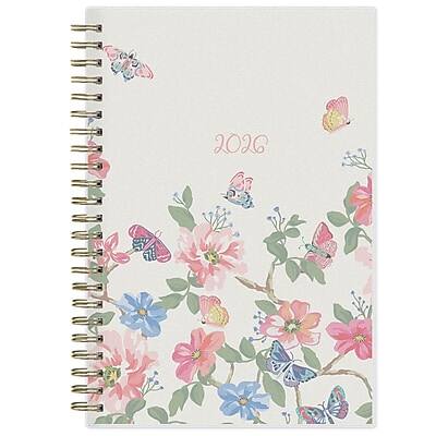 Front. Blue Sky - 2026 Blue Sky Fly By 5" x 8" Weekly & Monthly Planner, Plastic Cover, Multicolored (140196-26) - Multicolored.