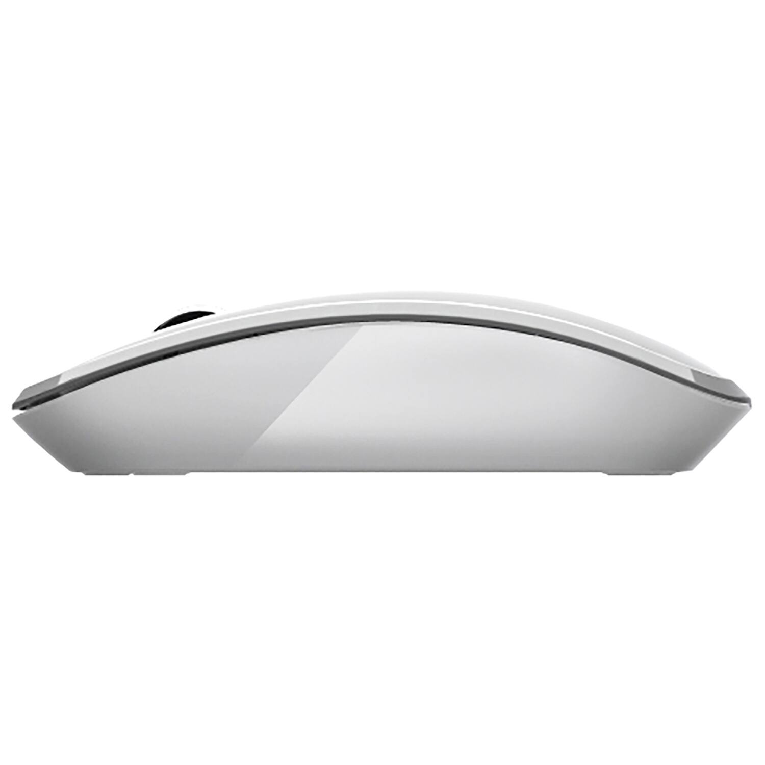Left. Adesso - Adesso iMouse M300W Bluetooth Optical Mouse - Optical - Wireless - Bluetooth - Glossy White - USB - 1000 dpi - Scroll - Glossy White.