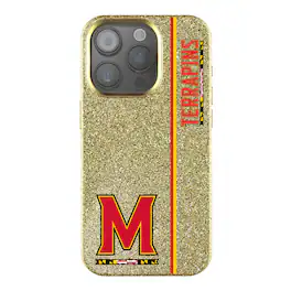 Keyscaper - NCAA - Maryland Terrapins iPhone Bling Case - 14 - Gold