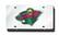 Alt View 5. Rico Industries - Minnesota Wild Hockey NHL Logo Silver Mirror Look LASER License Plate - Multi.