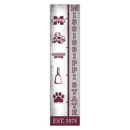 Fan Creations - Mississippi State Bulldogs 6" x 24" Progression Wood Sign - Multicolor