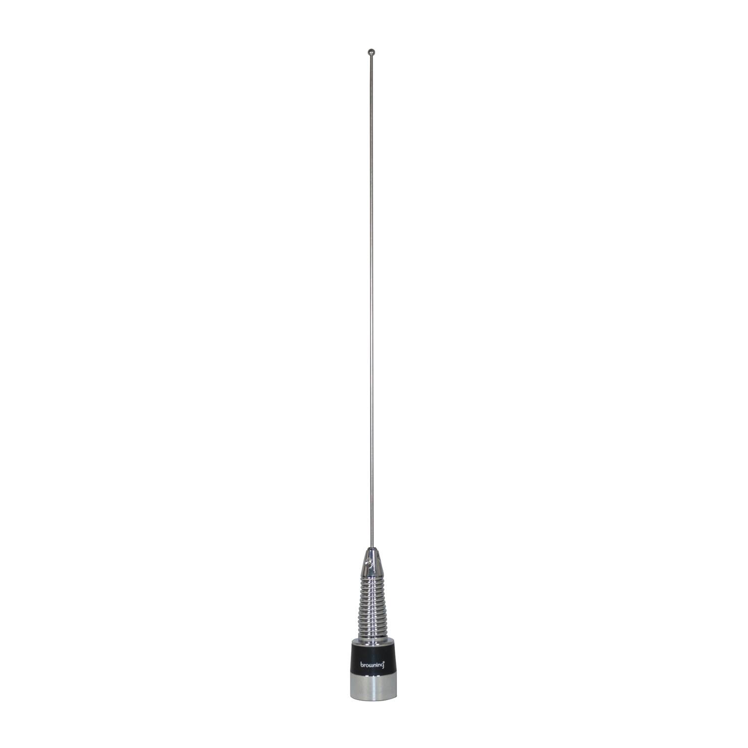 Alt View 4. Browning - 160-Watt Wide-Band 136-174 MHz Unity-Gain Antenna with NMO Mounting - Stainless Steel.