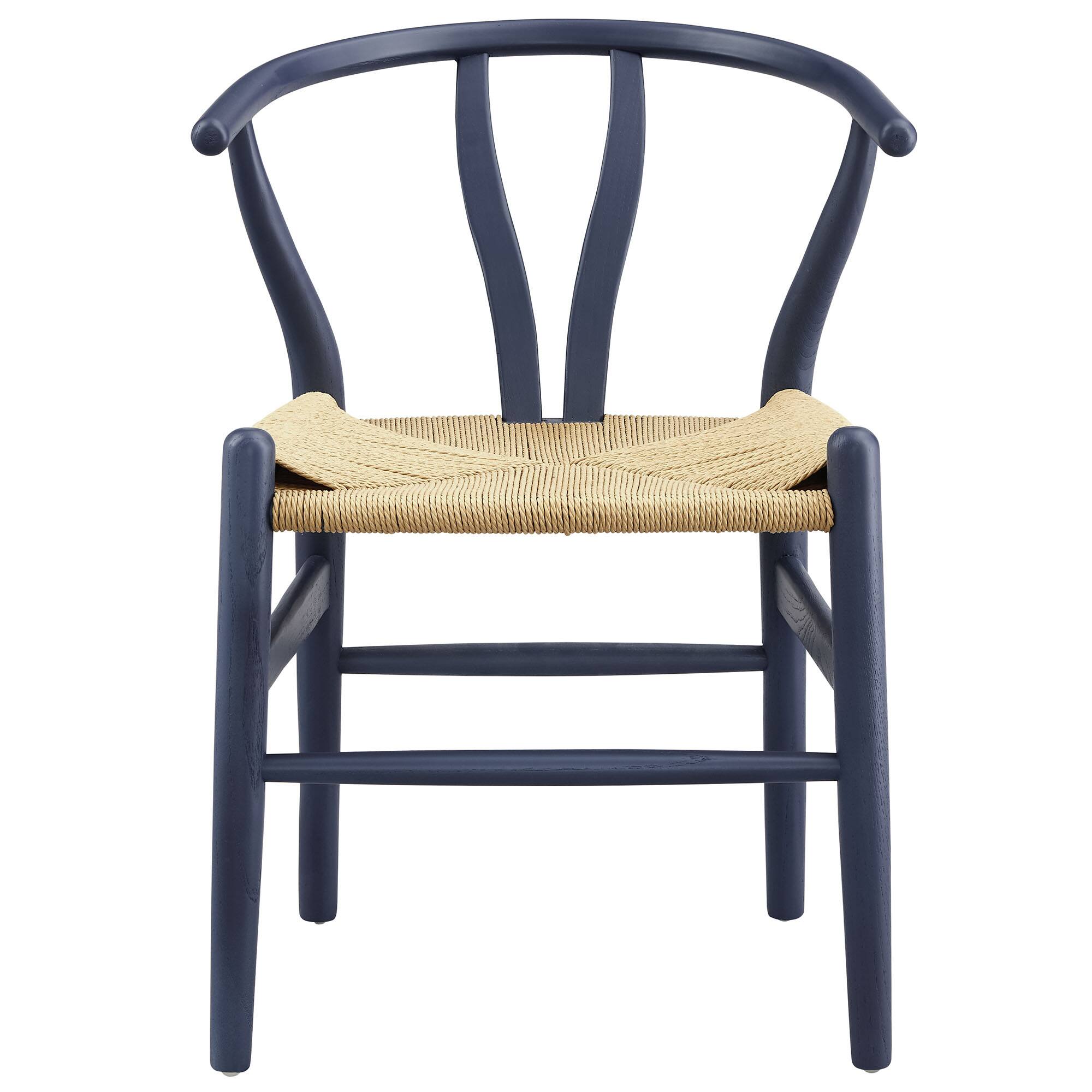 Alt View 2. Modway - Amish 29" Wood Dining Chair by Modway - Blue.