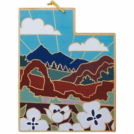 Totally Bamboo - Utah Cutting Board with Artwork by Summer Stokes