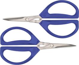 Escali - Joyce Chen Original Unlimited Kitchen Scissors 2-Pack w/ Handles - Blue