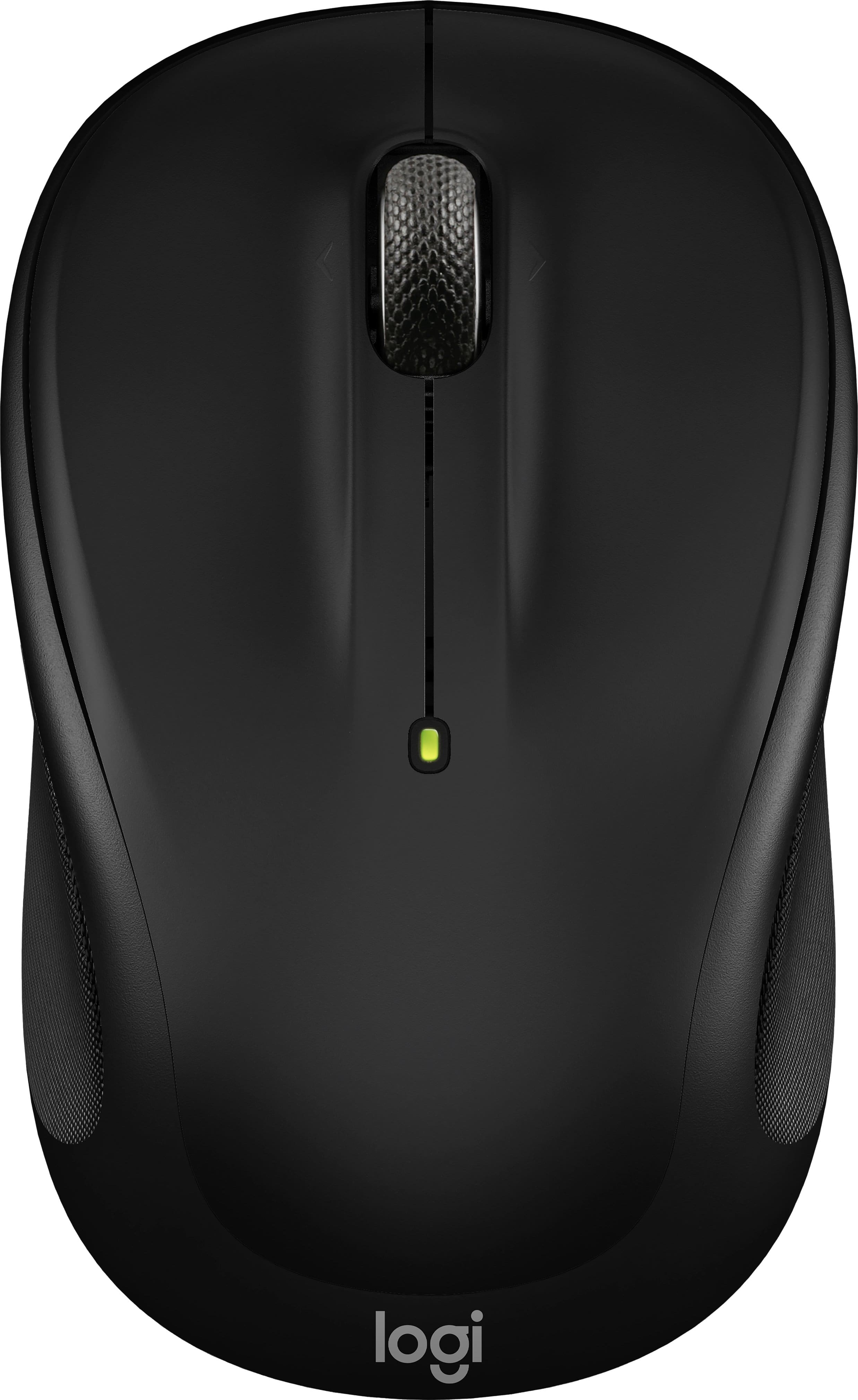 Logitech - M325s Wireless Optical Compact Ambidextrous Mouse - Wireless - Black - Front_Zoom