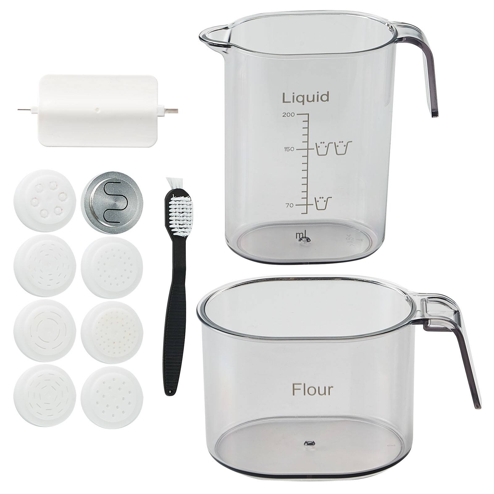 Liquid  
200  
150  
70  
ml  

Flour