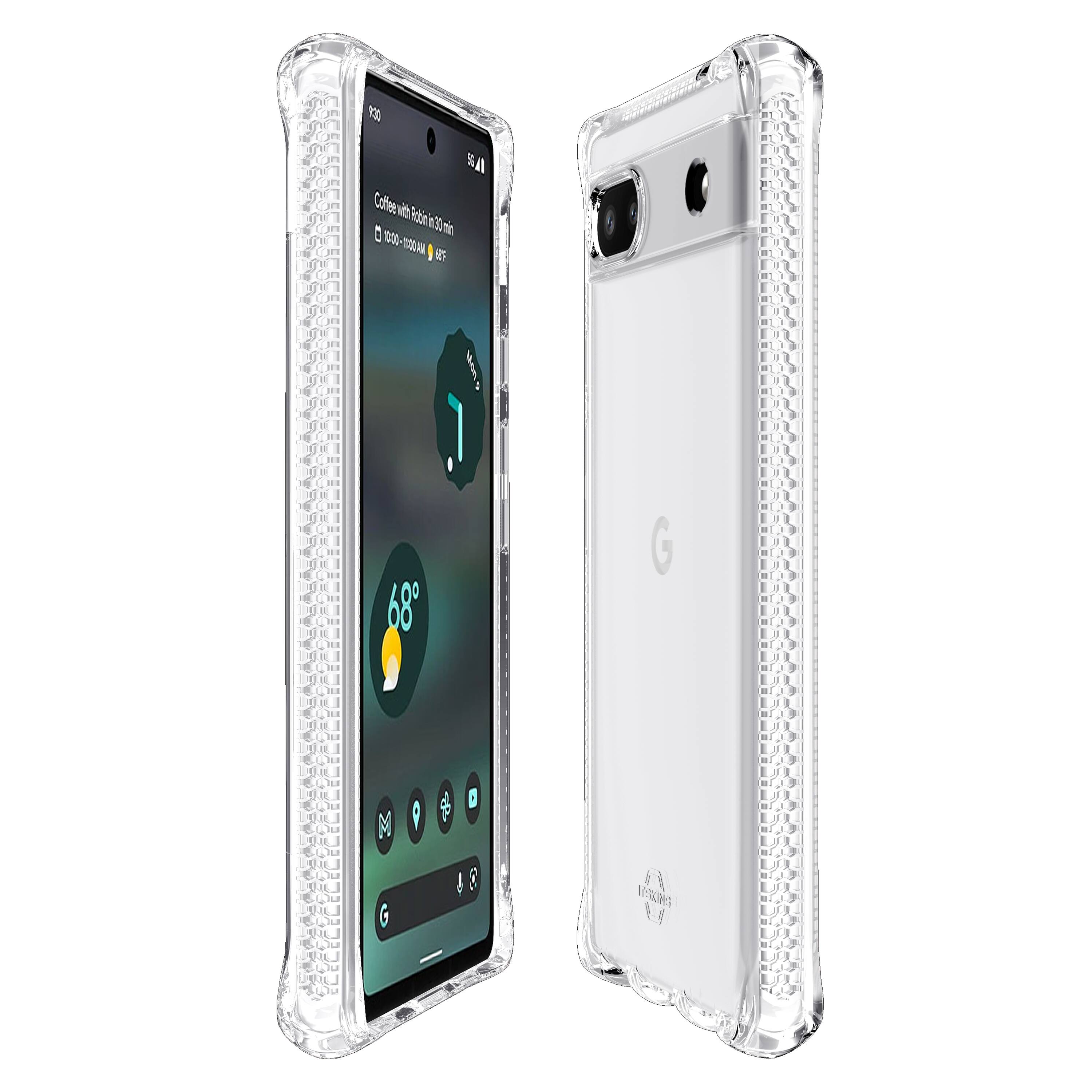 Angle. Itskins - ITSKINS - Spectrum Clear Case for Google Pixel 6a - Transparent.