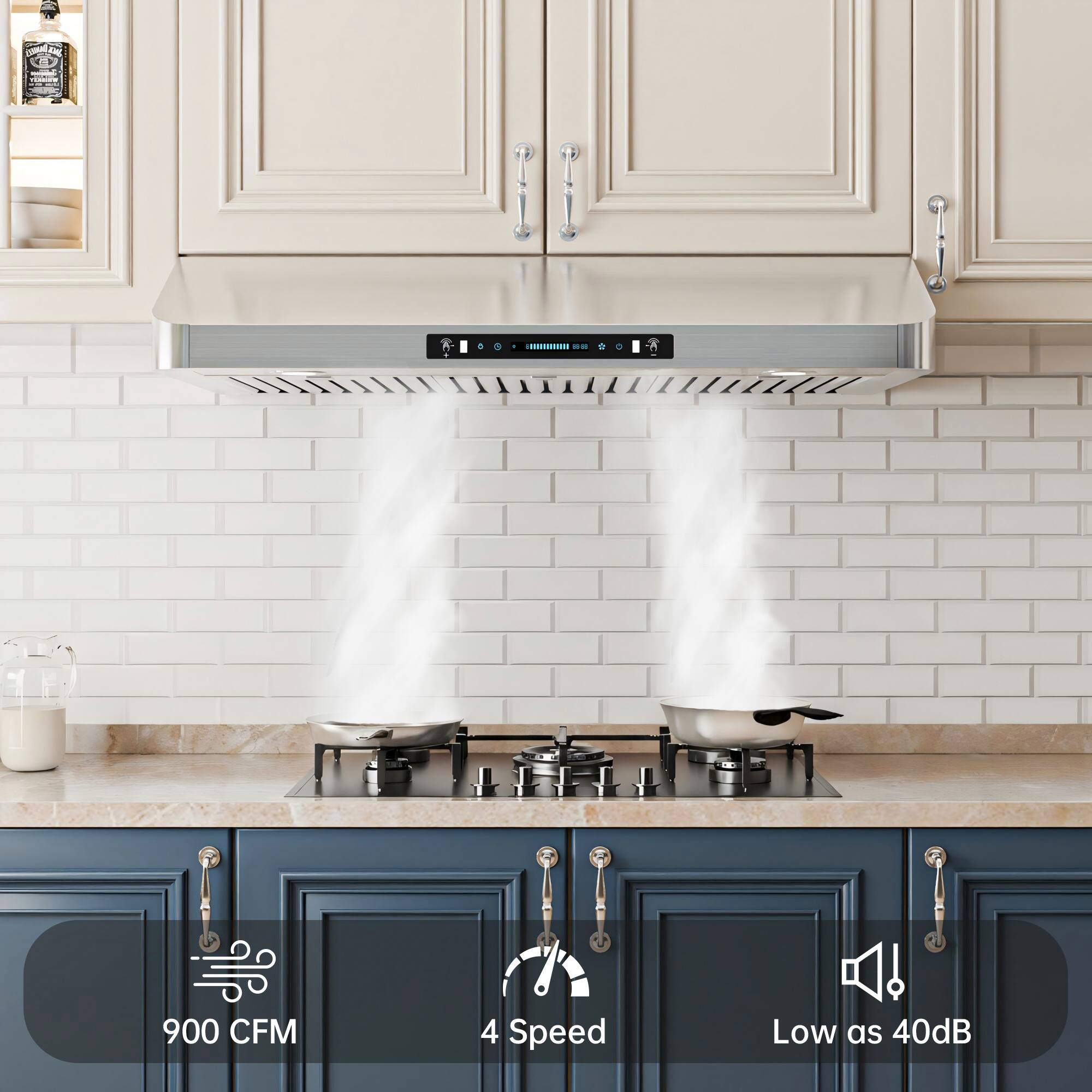 900 CFM  
4 Speed  
Low as 40dB