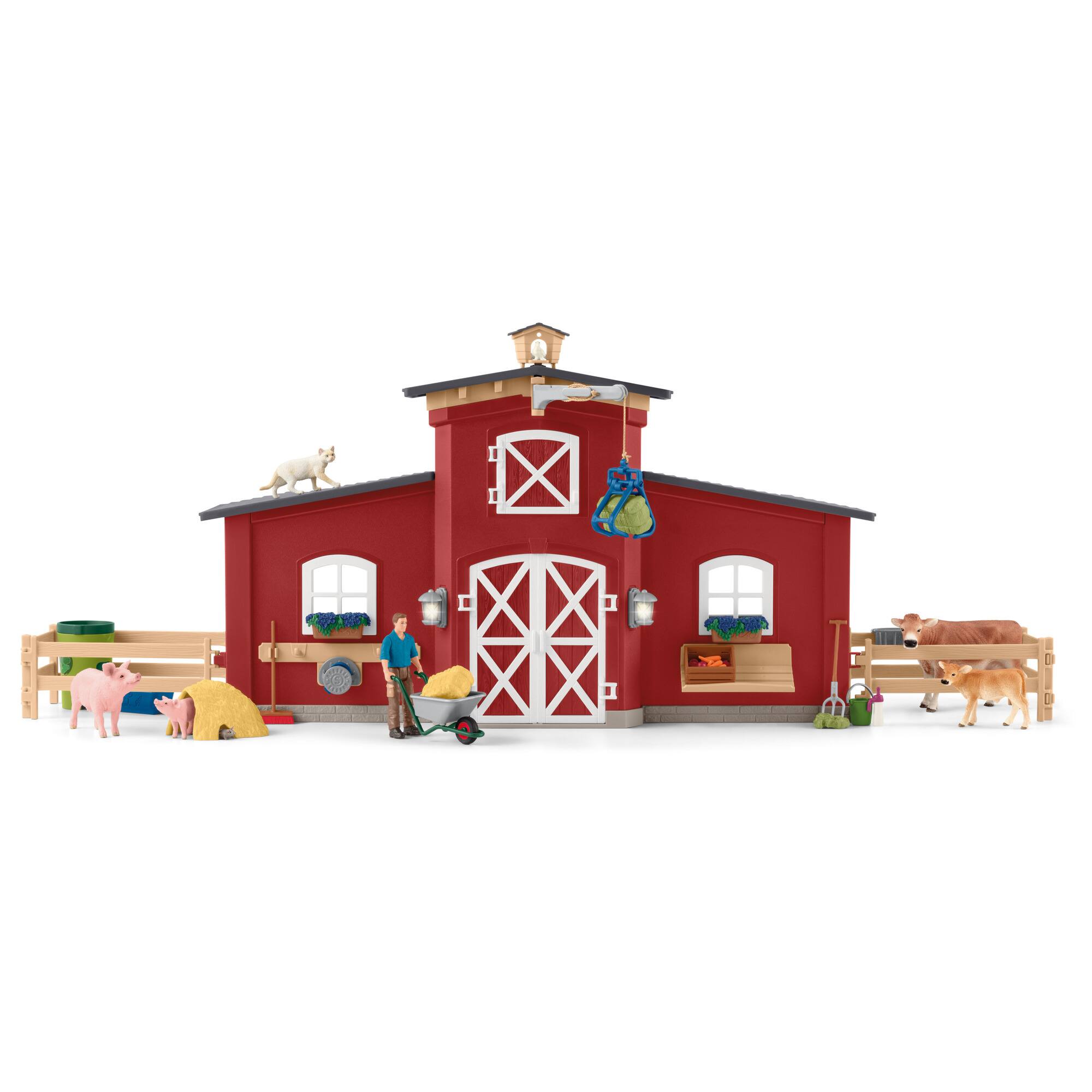 Left. Schleich - Farm World: Red Barn.