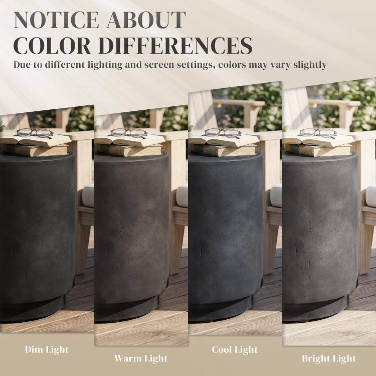 NOTICE ABOUT COLOR DIFFERENCES  
Due to different lighting and screen settings, colors may vary slightly

Dim Light  
Warm Light  
Cool Light  
Bright Light