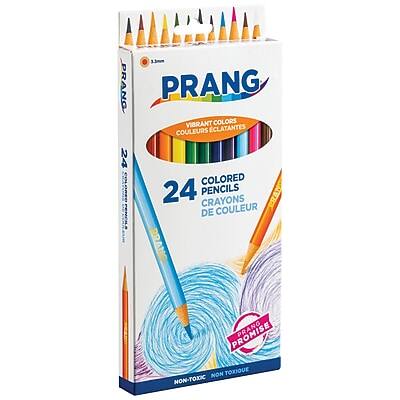 PRANG  
24  
1.3mm  
Vibrant Colors  
Couleurs Éclatantes  
Colored Pencils  
Crayons de Couleur  
Non-Toxic  
Mon-Toxique  
Promise  
Promesse