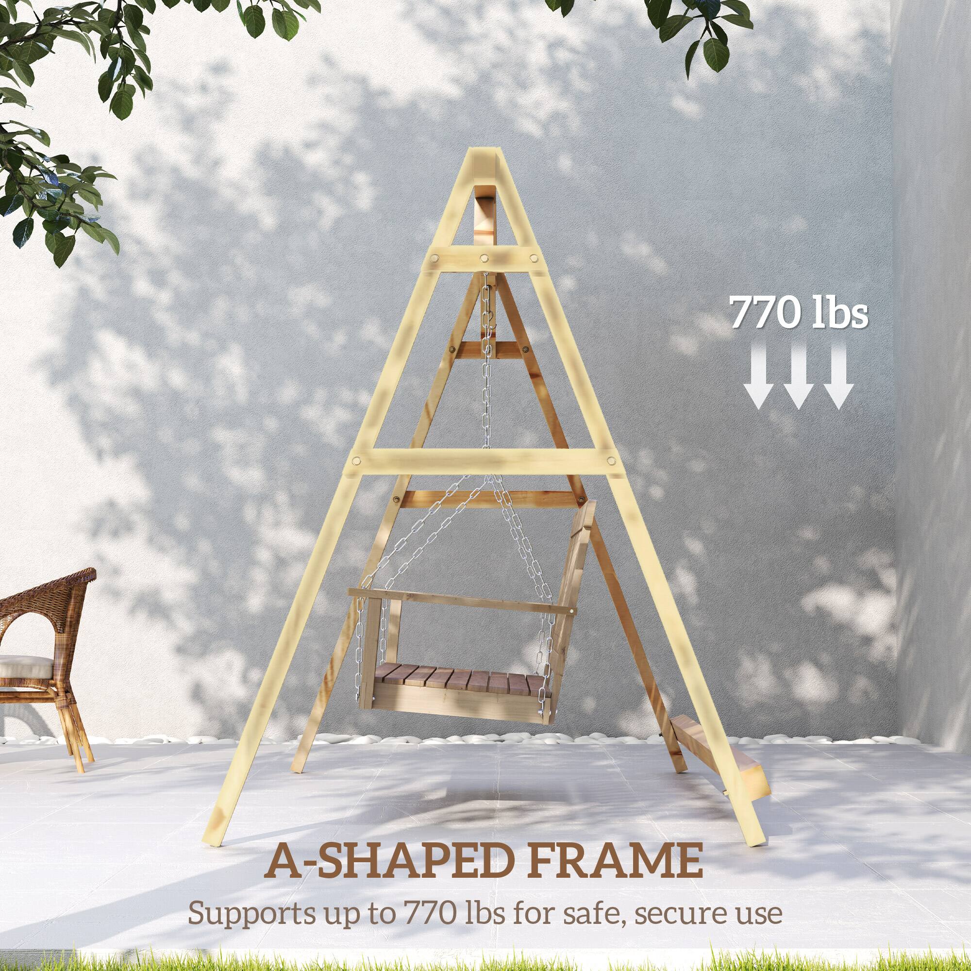 770 lbs A-SHAPED FRAME Supports up to 770 lbs for safe, secure use