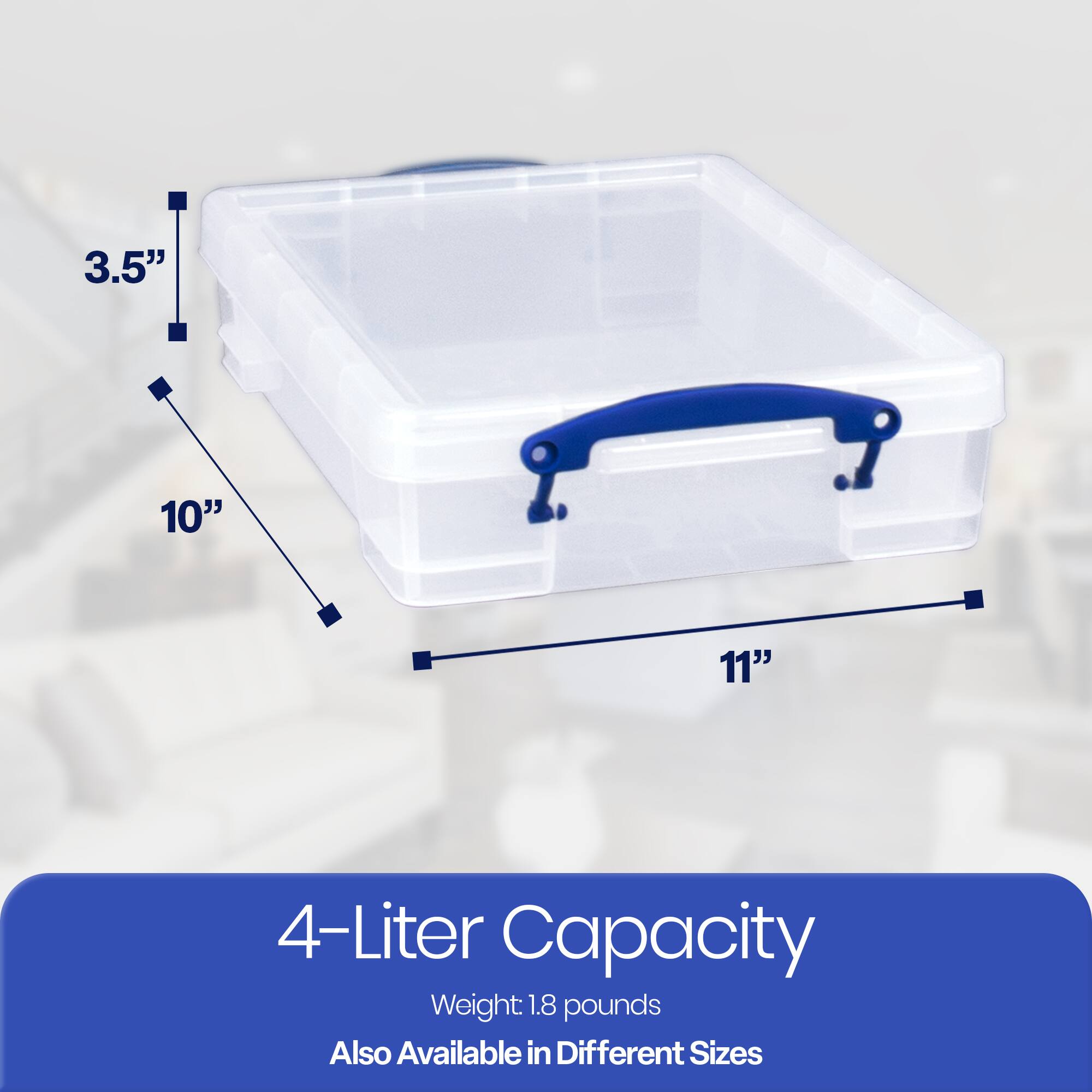 4-Liter Capacity  
Weight: 1.8 pounds  
Also Available in Different Sizes  

3.5"  
10"  
11"