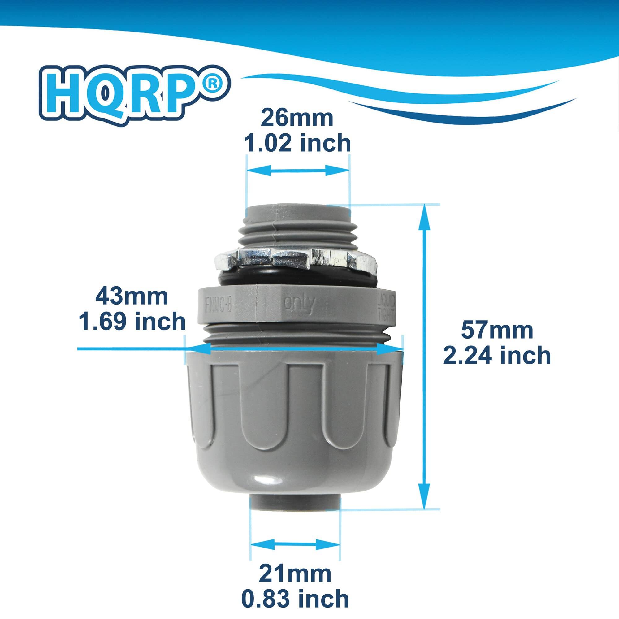 HQRP  
26mm 1.02 inch  
43mm 1.69 inch  
57mm 2.24 inch  
21mm 0.83 inch