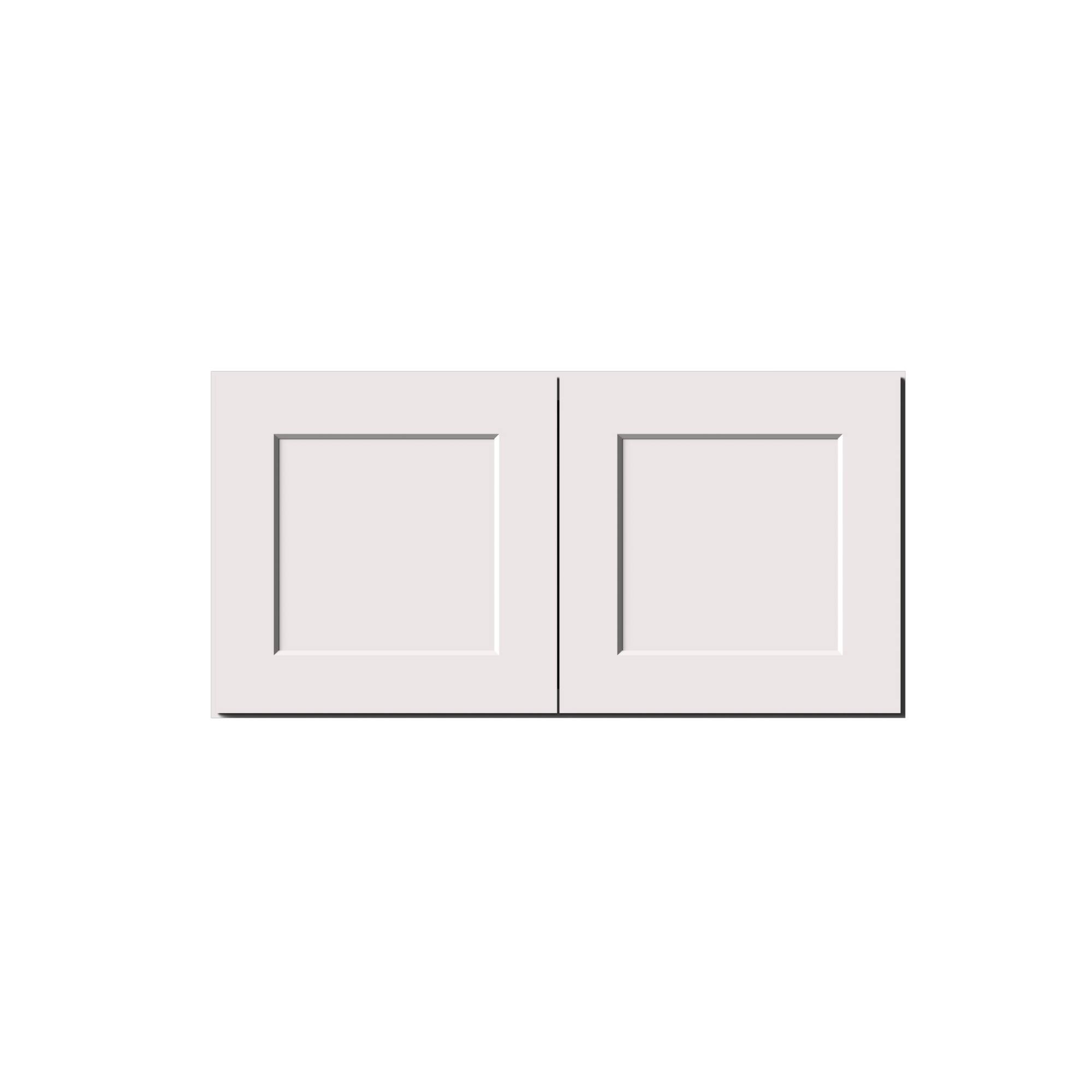 Alt View 1. Boyel Living - 36-in W x 18-in H x 27-in D Shaker RTA Kitchen Deep Wall Cabinet with Soft-Close - White Shaker.