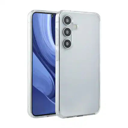 Front. Reiko - High Quality 2X Clean Pc And Tpu Bumper Case In Clear For Samsung Galaxy S25 - Clear.