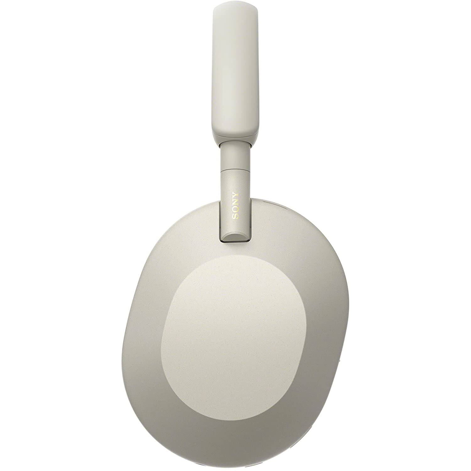 Alt View 6. Sony - Wireless Industry Leading Noise Canceling Headphones Silver + Pro Stand Kit.