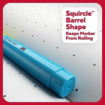 Squircle™ Barrel Shape  
Keeps Marker From Rolling  

TRU RED