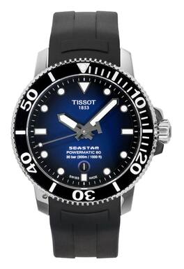 Tissot - T-Sport Seastar 1000 T120.407.17.041.00 T1204071704100 Powermatic 80 Automatic 300M Men's Watch - Blue
