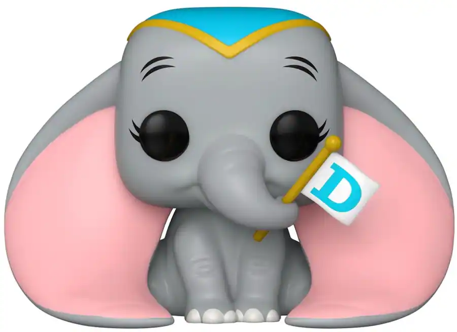 Funko POP! Disney: Dumbo Dumbo with Flag COLLECTIBLES Multicolor ...