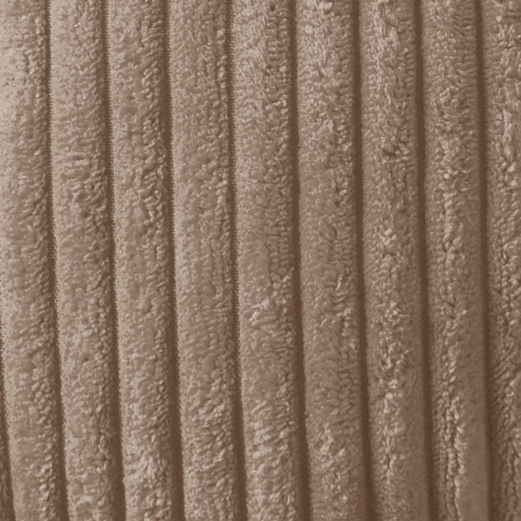 Alt View 1. Sweet Home Collection - Velvet Rocking Chair Cushion 2 Piece Tufted Non Slip Set of Upper and Lower Cushions - Taupe.