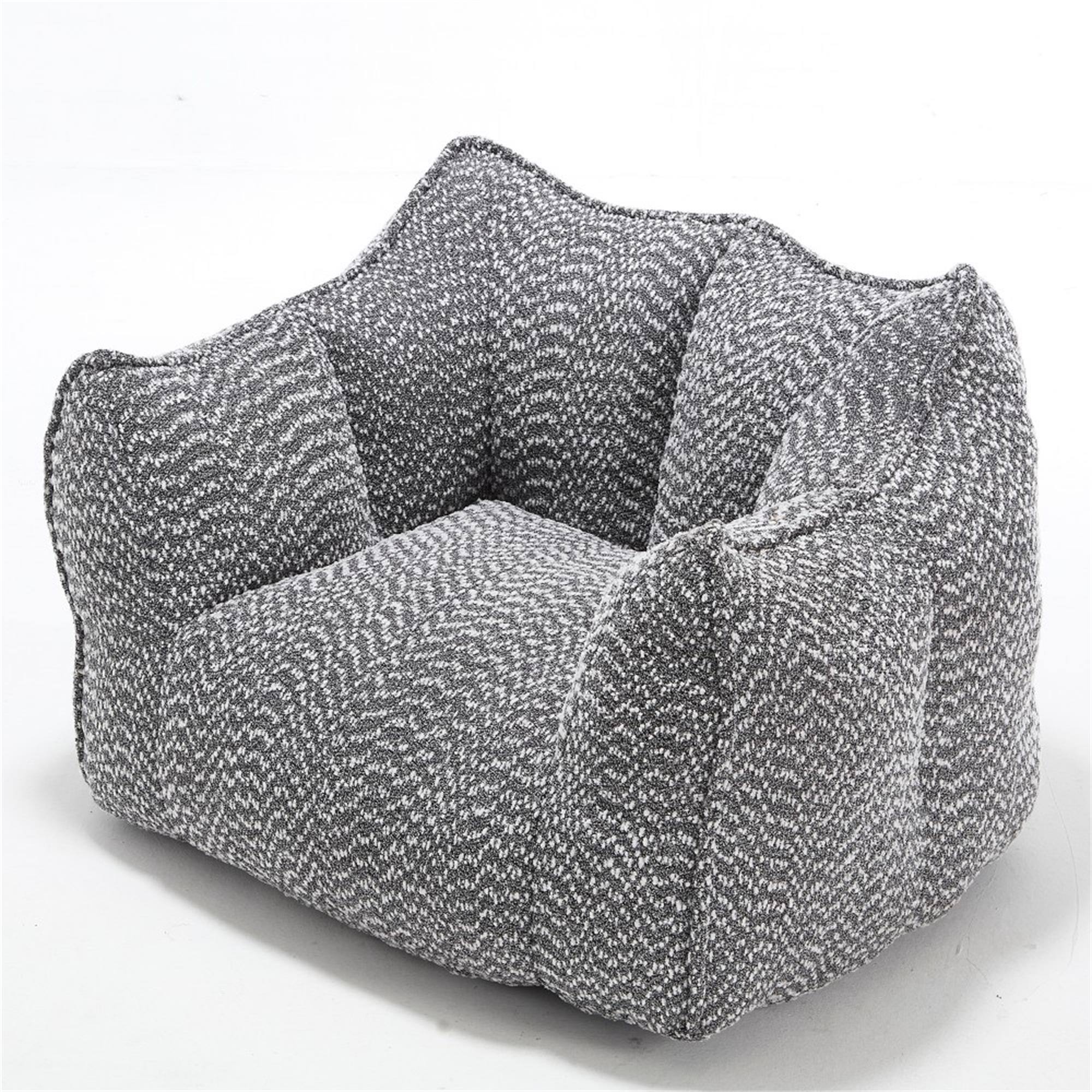 Front. Boyel Living - Gray Sofa chairs with highly resilient foam for living rooms and bedrooms - Grey.