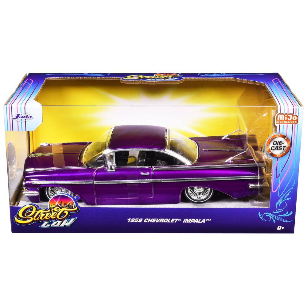 Jada 1959 Chevrolet Impala Lowrider with Wire Wheels 