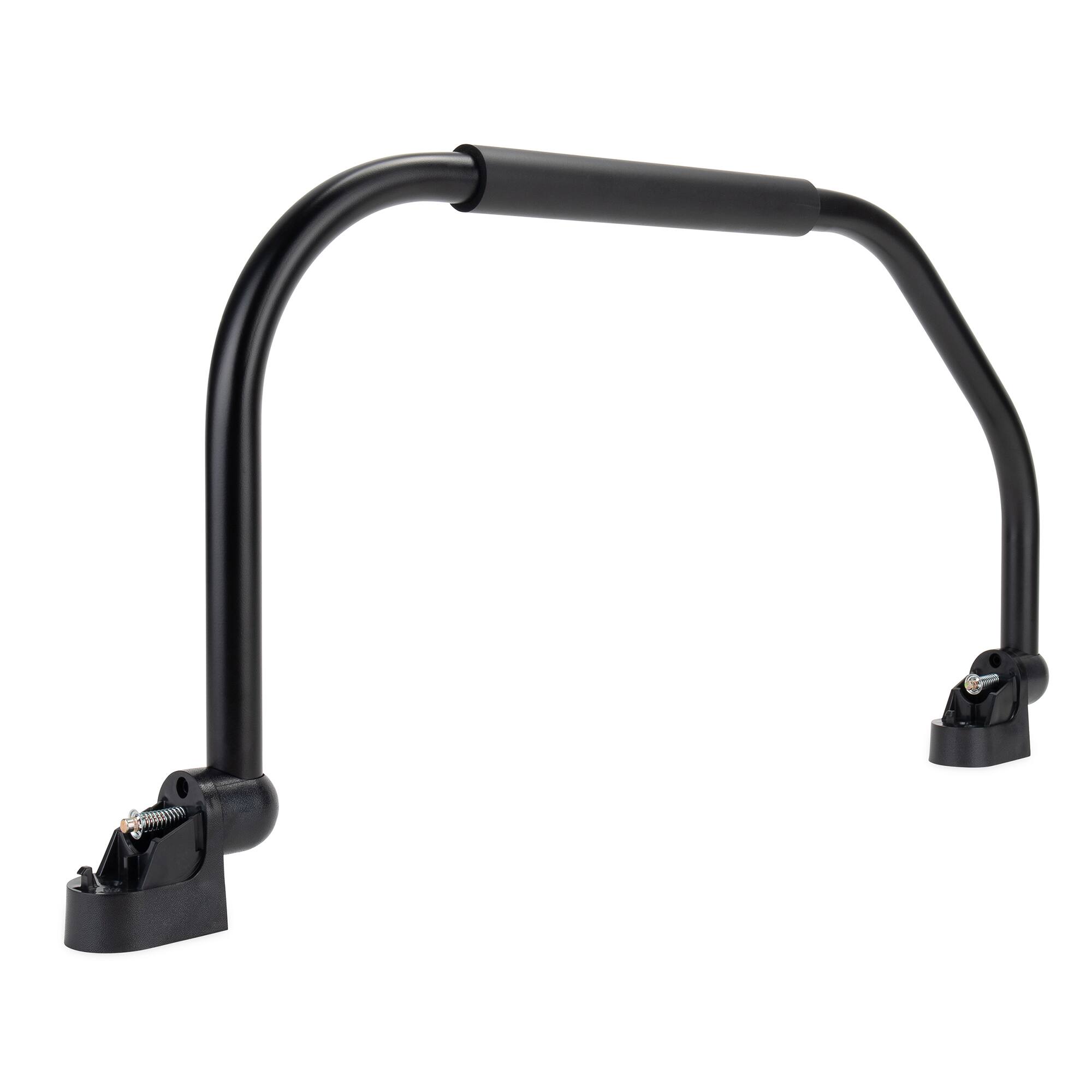 Front. Camco - Camco Fold Away RV Grab Handle, Portable Safety Grip for RV Accessories, Black - black.