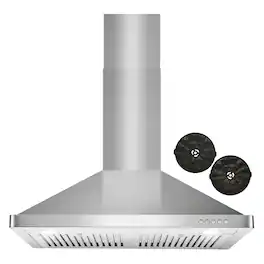 COSMO - 30 inches - Convertible - Wall Range Hood - Stainless Steel