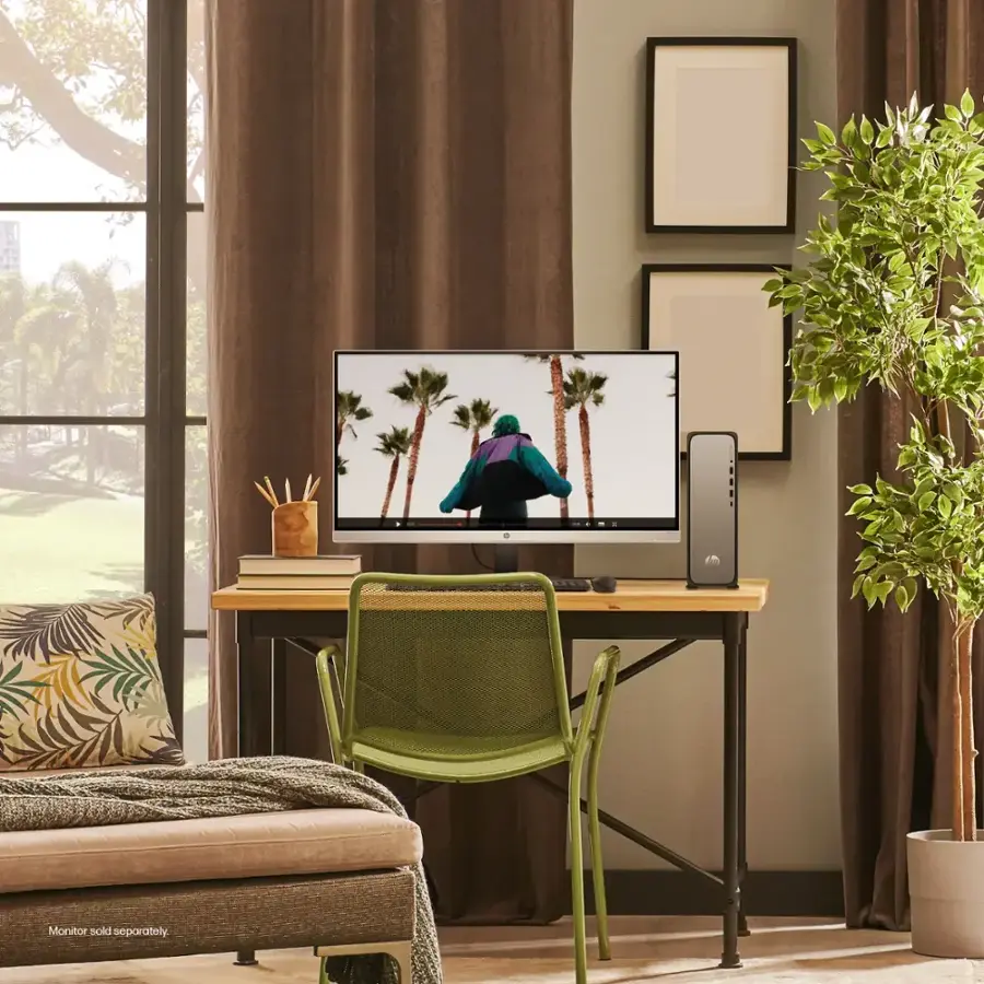 Monitor sold separately.