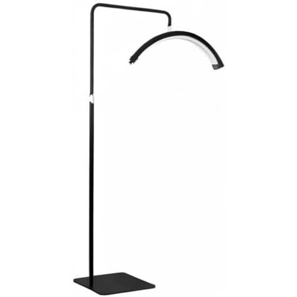 Front. MOSZAR LLC - Amira Half Moon LED Lamp, Adjustable Brightness & Height, Sturdy Base.