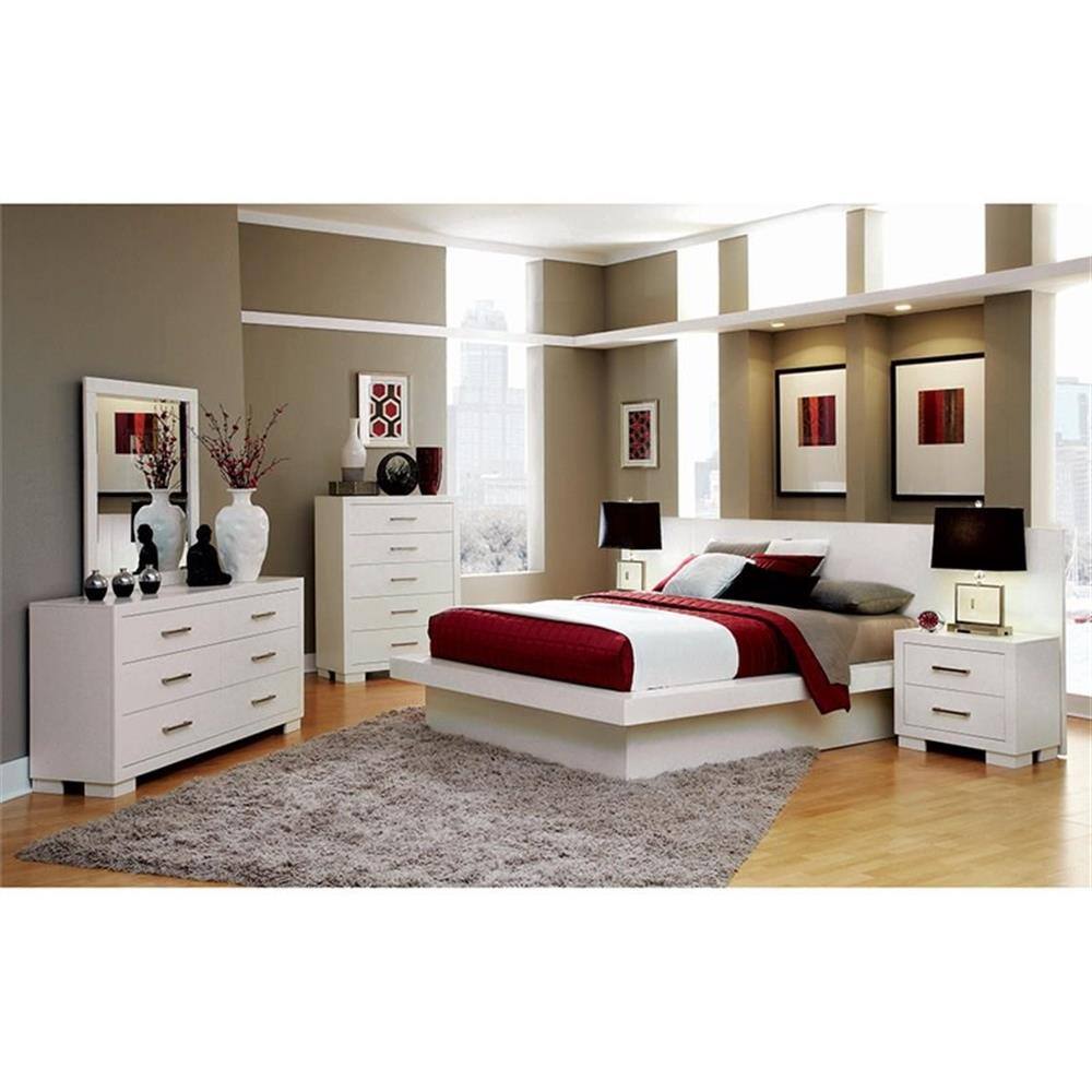 Alt View 2. Coaster Home Furnishings - Jessica 2-drawer Nightstand - White.
