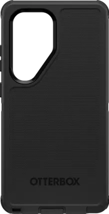 Front. OtterBox - OtterBox Defender Pro Series Black Case - Samsung Galaxy S25 Ultra - Black.