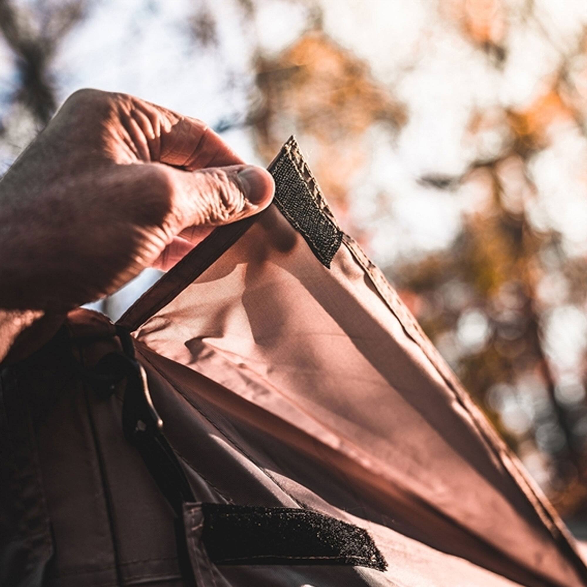 Alt View 8. Gazelle - Gazelle G6 12ft x 12ft 6-Sided Pop Up Portable 8 Person Gazebo Tent, Desert Sand - Desert Sand.