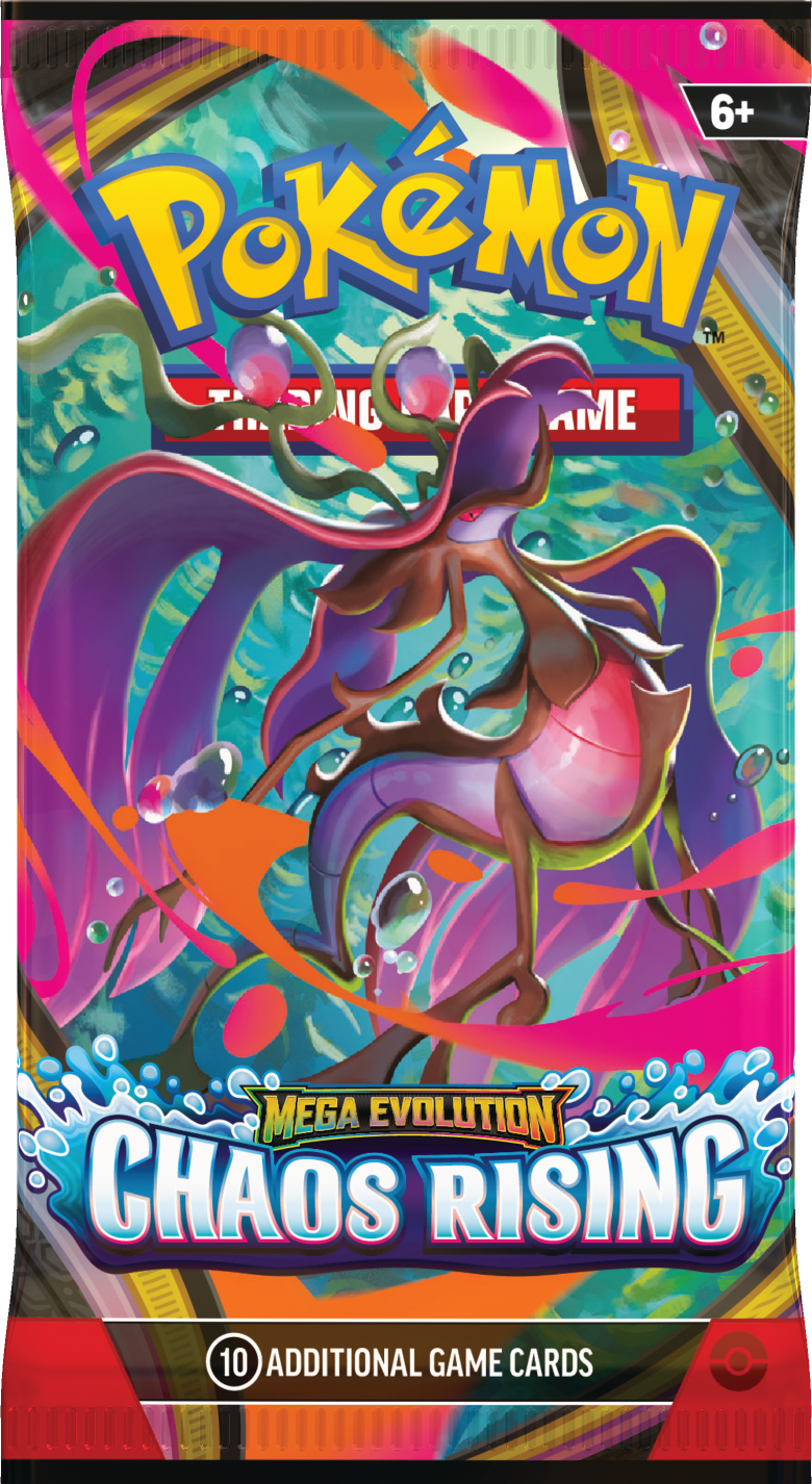Pokémon Trading Card Game  
Mega Evolution  
Chaos Rising  
10 Additional Game Cards