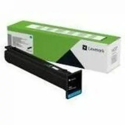 Front. Lexmark - Lexmark Unison Original Laser Toner Cartridge - Return Program - Cyan - 1 / Each - 46900 Pages - Cyan.