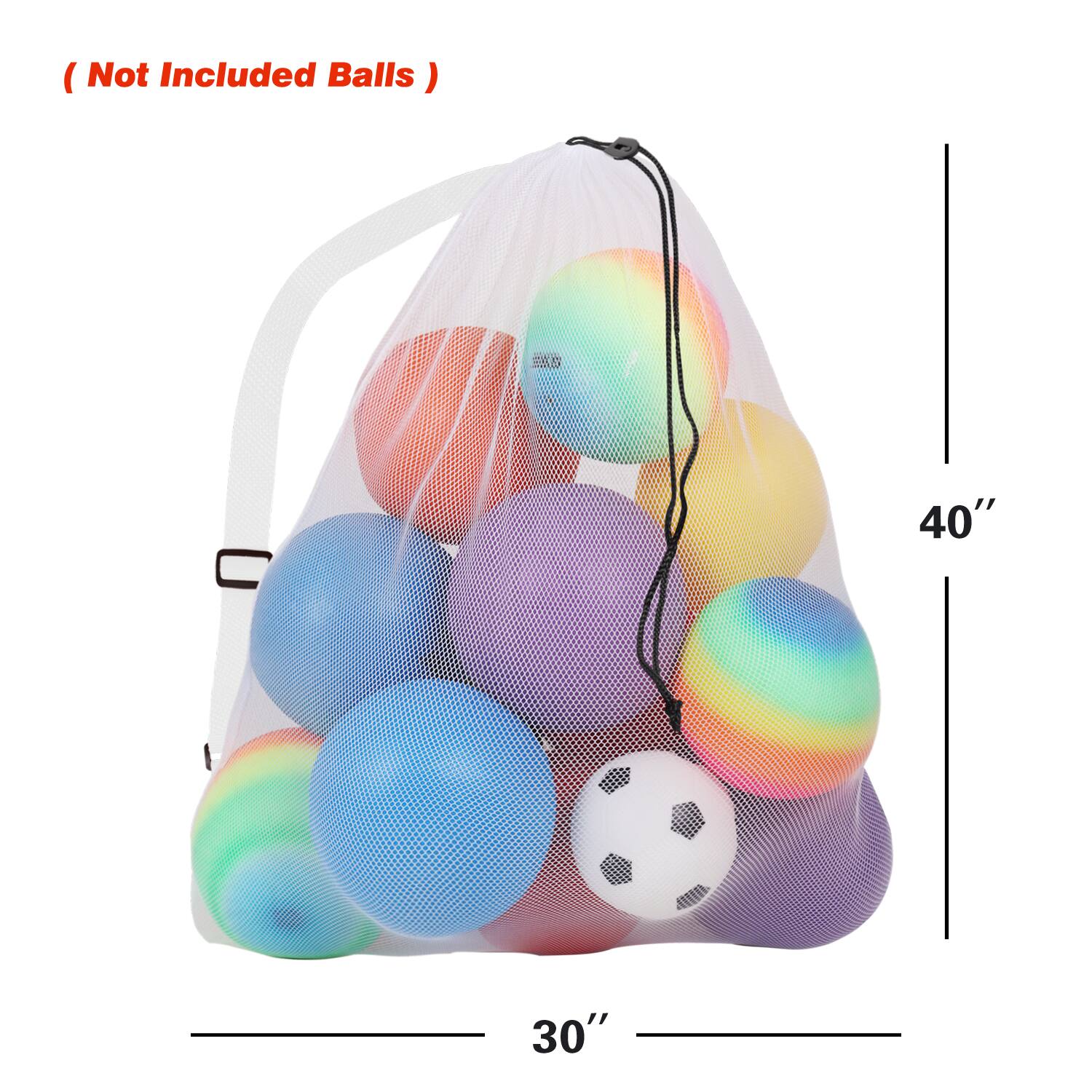 Not Included Balls, 40", 30"
