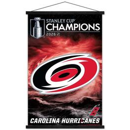 Trends International - Carolina Hurricanes 2026 Stanley Cup Champions 22.375" x 34" Team Logo Poster - Multicolor