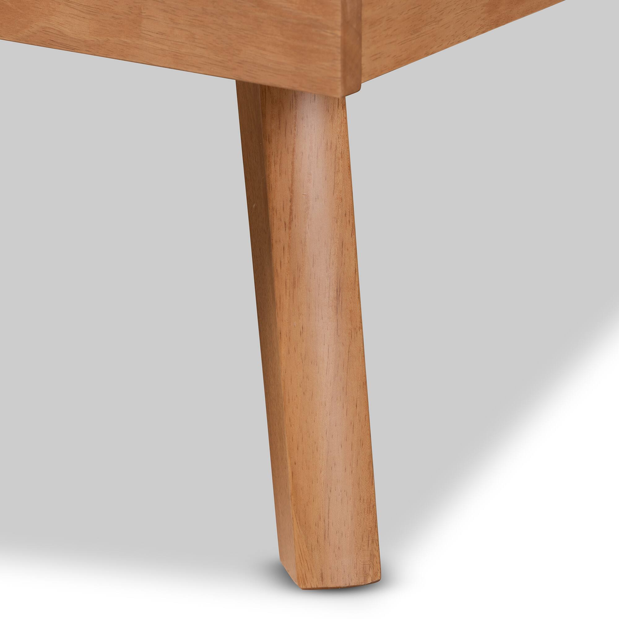 Alt View 1. Baxton Studio - Galvin Modern and Contemporary Brown Finished Wood Platform Bed - Brown.