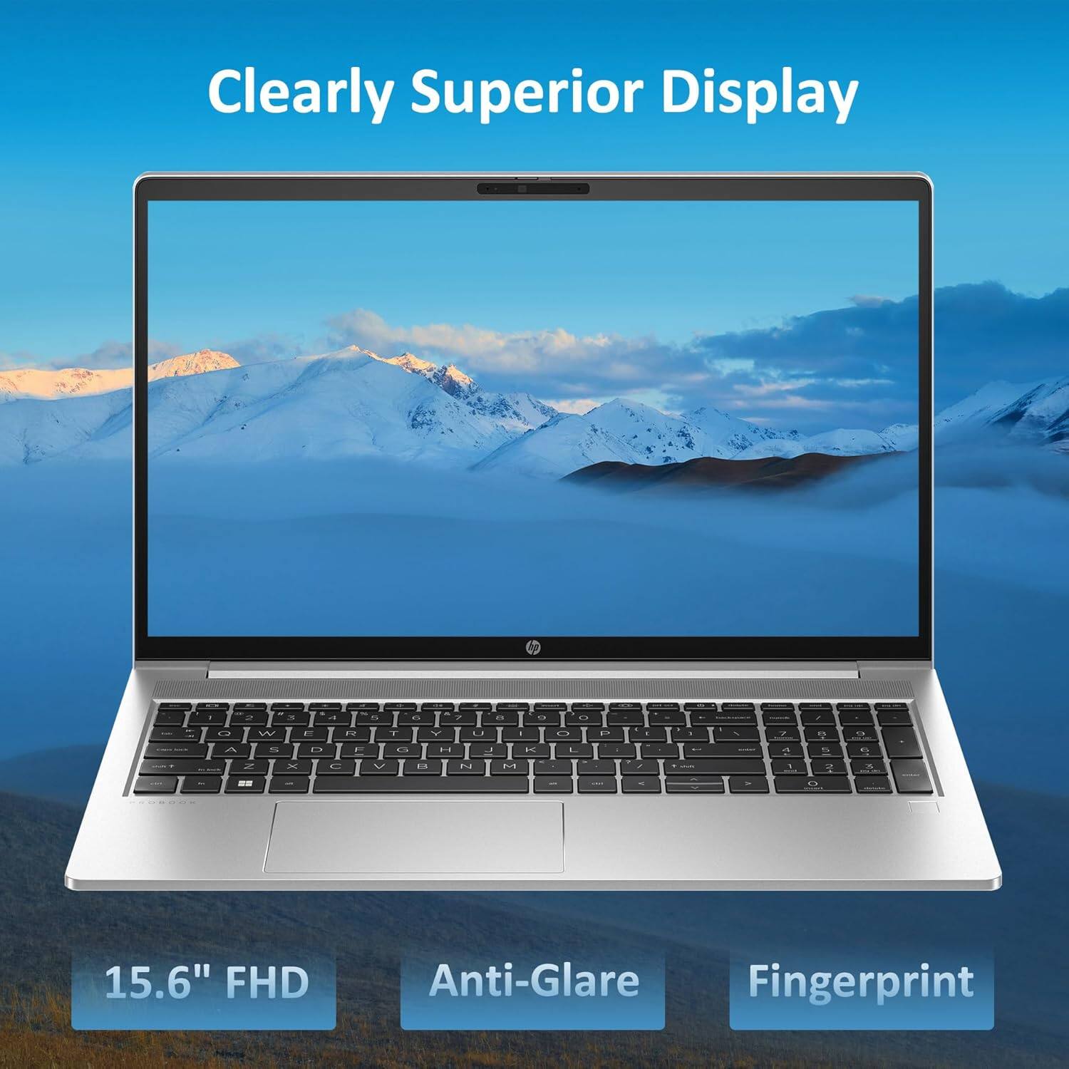 Clearly Superior Display

15.6" FHD Anti-Glare Fingerprint